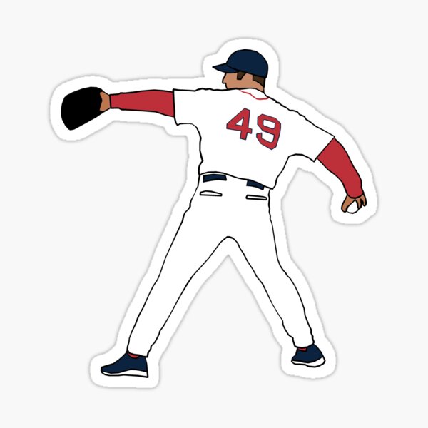 Tim Wakefield #49 Jersey Number Sticker for Sale by StickBall