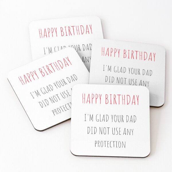 Item preview, Funny & Dirty Happy Birthday Gifts and card designed and sold by TextToTee.