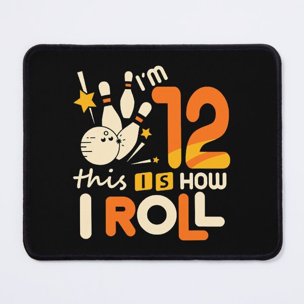 Item preview, Im 12 Twelve This Is How I Roll 12th Birthday Bowling designed and sold by Rebecca-Cruz.