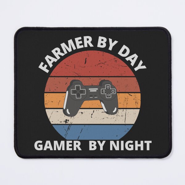 Item preview, Funny Farmer by Day Gamer by Night | Farm Video Game Lover | Farmer Gamer Job Joke designed and sold by Nepaz-Designs.