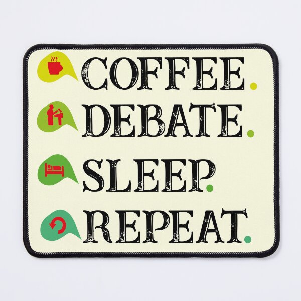Item preview, coffee debate sleep repeat, Coffee Shirt, Gift For Coffee Lover , Gift For Her, Coffee Addict Shirt, Birthday Gift, classic designed and sold by SimoSaladain.