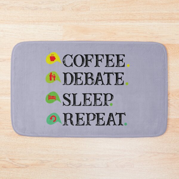 Item preview, coffee debate sleep repeat, Coffee Shirt, Gift For Coffee Lover , Gift For Her, Coffee Addict Shirt, Birthday Gift, classic designed and sold by SimoSaladain.