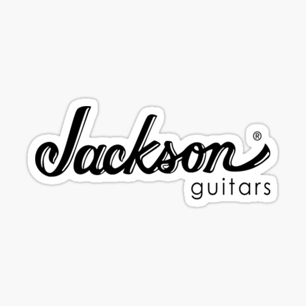 Jackson guitare Bass Logo un Vinyle Autocollant Voiture Vélo Camion Wrap porte fenêtre Decal