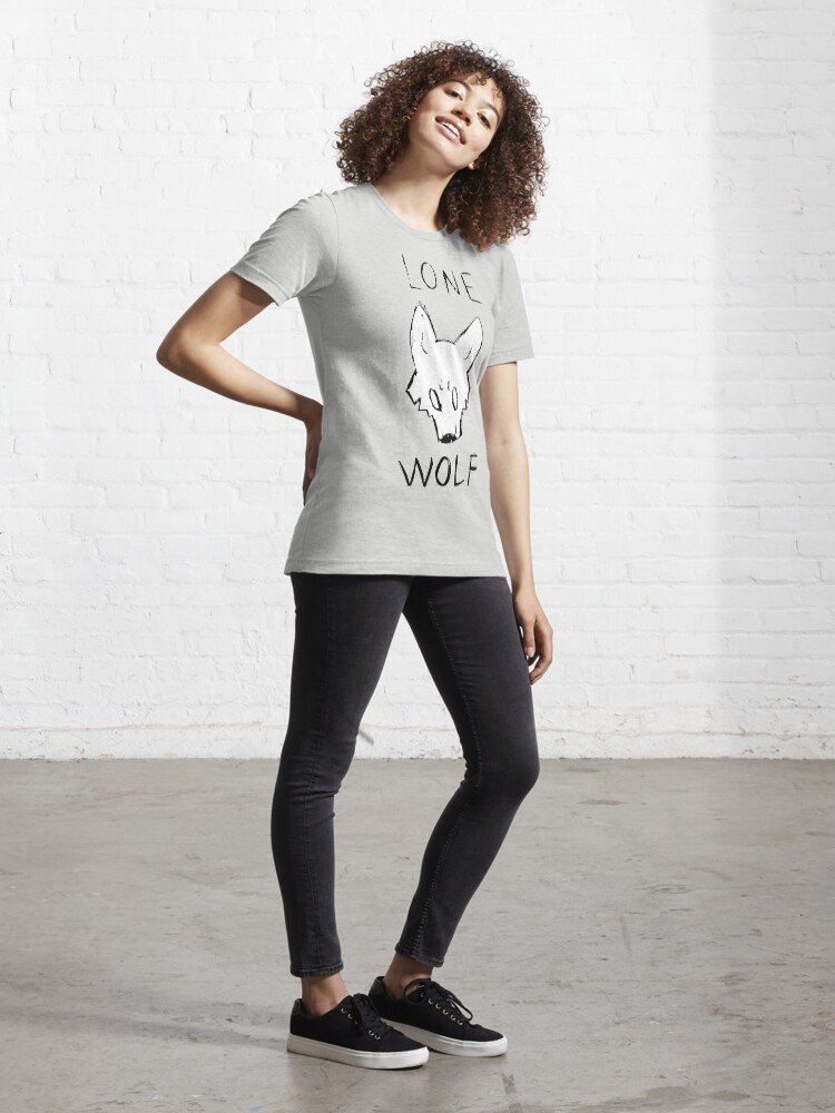 Thumbnail 4 of 7, Essential T-Shirt, Lone Wolf designed and sold by d34df1sh.