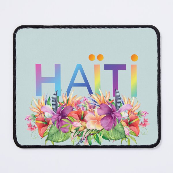 Item preview, Lakay Haiti Cherie Tropical Flowers Design designed and sold by HaitiPouLaVi.