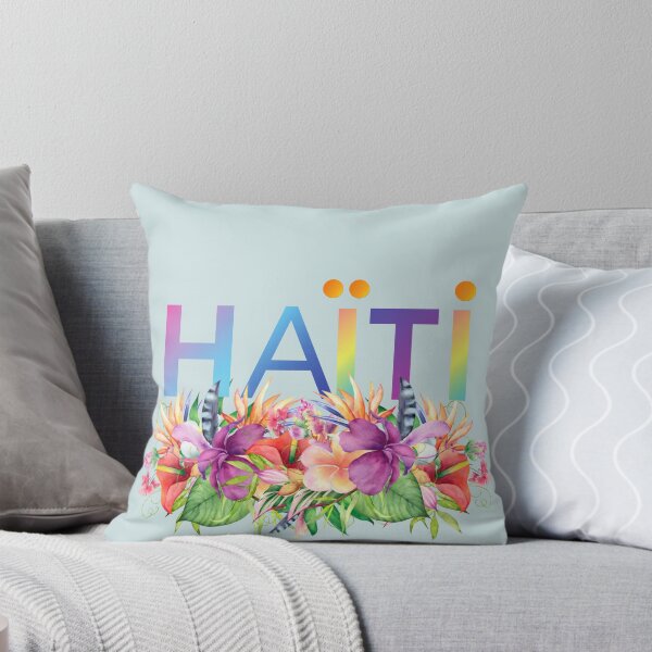 Item preview, Lakay Haiti Cherie Tropical Flowers Design designed and sold by HaitiPouLaVi.