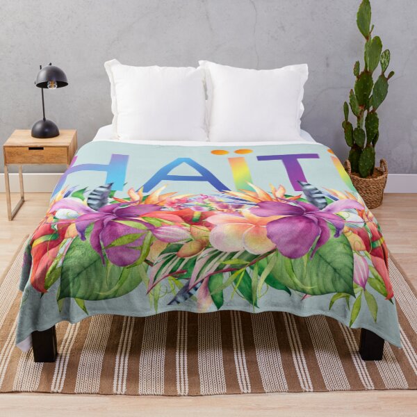 Item preview, Lakay Haiti Cherie Tropical Flowers Design designed and sold by HaitiPouLaVi.