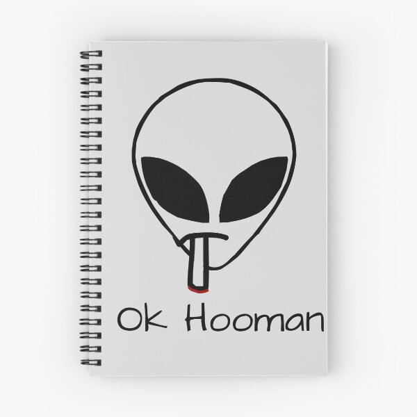 Item preview, Ok Hooman. Smoking alien designed and sold by S Quinn.
