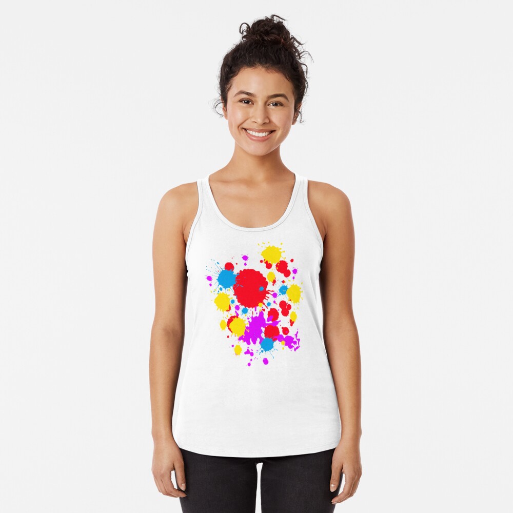 Vista previa del artículo con la obra «Camiseta con espalda nadadora», diseñado y vendido por audio-sync.