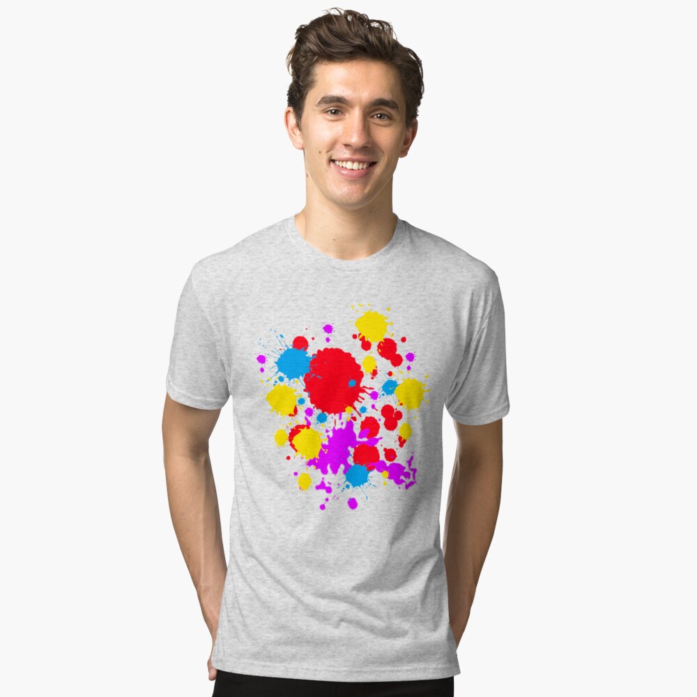 Vista previa del artículo con la obra «Camiseta de tejido mixto», diseñado y vendido por audio-sync.