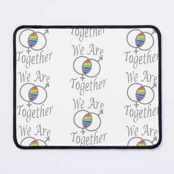 Item preview, We Are Together - Rainbow Pride designed and sold by SadSacDesigns.