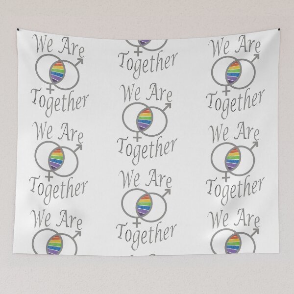 Item preview, We Are Together - Rainbow Pride designed and sold by SadSacDesigns.