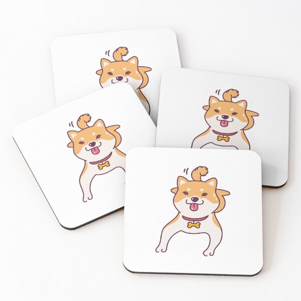Item preview,  Happy Dog Shiba Inu with Tongue out  designed and sold by patsyrosedesign.