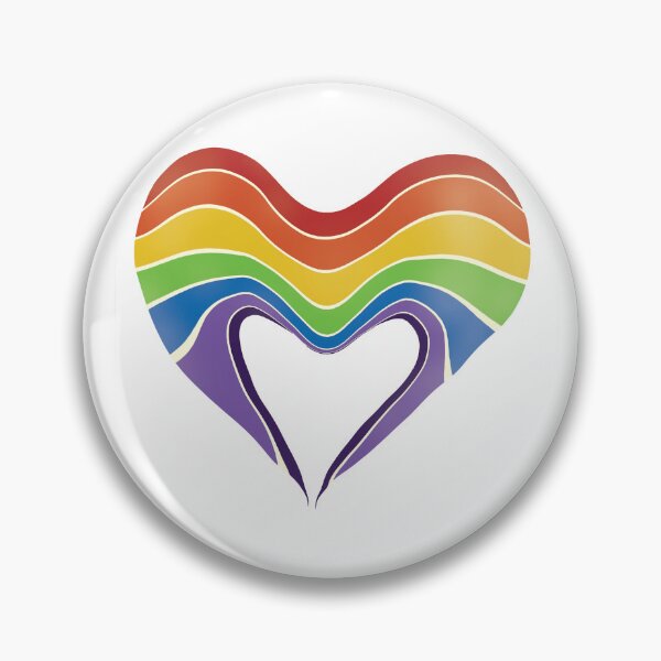 Item preview, Pride Rainbow Love Heart designed and sold by SadSacDesigns.