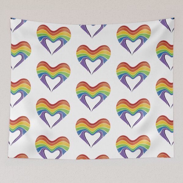 Item preview, Pride Rainbow Love Heart designed and sold by SadSacDesigns.