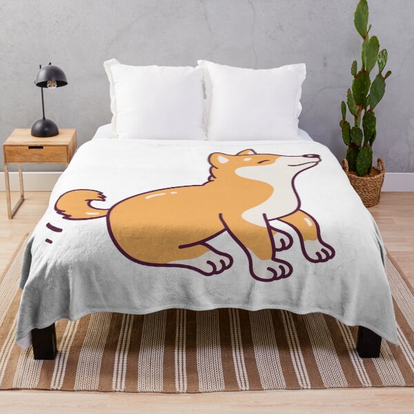 Item preview, Happy Dog Shiba Inu Sitting Smiling  designed and sold by patsyrosedesign.