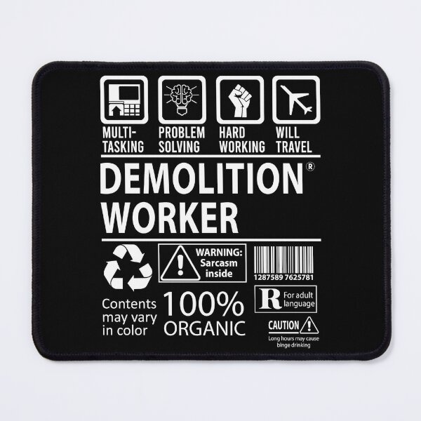 Item preview, Demolition Worker T Shirt - MultiTasking Certified Job Gift Item Tee designed and sold by sabinacsnm.