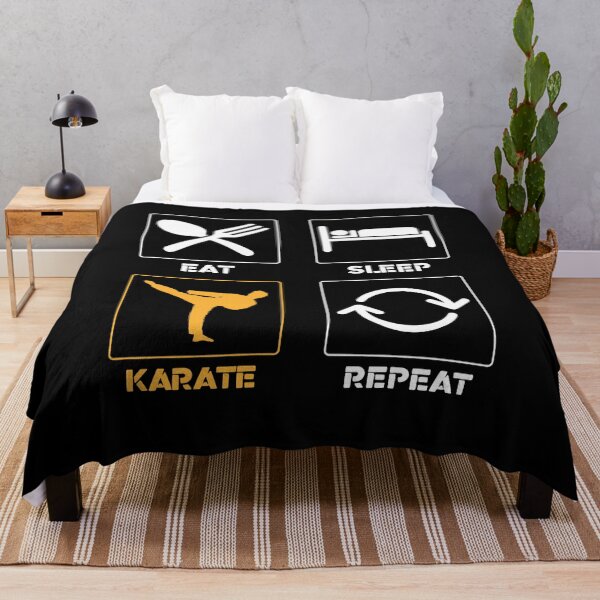 Item preview, Comer Dormir Karate Repetir Funny Karate Fighter Artes Marciales designed and sold by MakeGoodChoices.