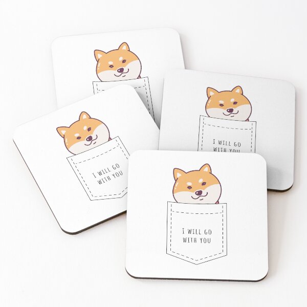 Item preview, Shiba Inu's with in a pocket graphic designed and sold by patsyrosedesign.