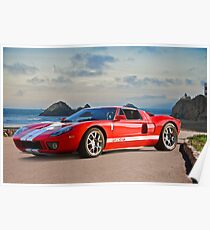 Ford GT 'Seaside' Poster