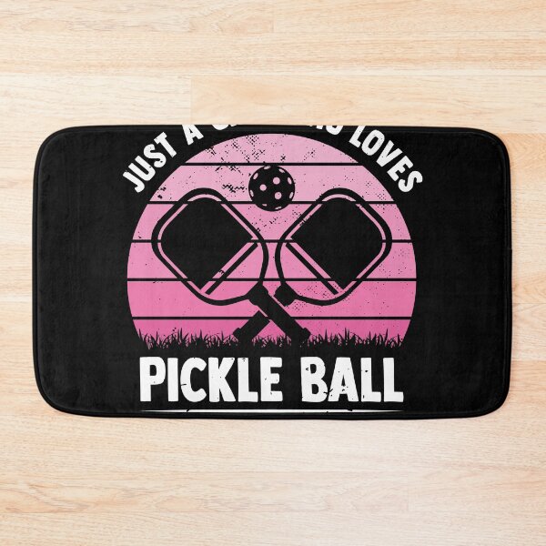 Item preview, Just A Girl Who Loves Pickle Ball Funny Pickle Ball Player designed and sold by MakeGoodChoices.