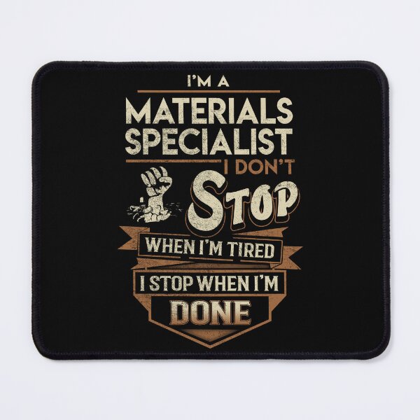 Item preview, Materials Specialist T Shirt - I Stop When Done Job Gift Item Tee designed and sold by natalinedk.