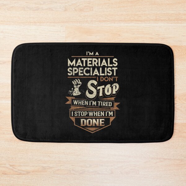 Item preview, Materials Specialist T Shirt - I Stop When Done Job Gift Item Tee designed and sold by natalinedk.