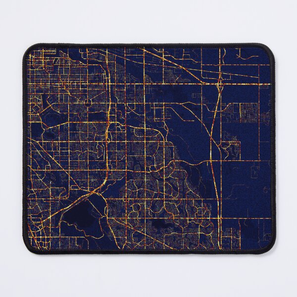 Item preview, Aurora, Colorado, USA Map - City At Night designed and sold by deMAP.