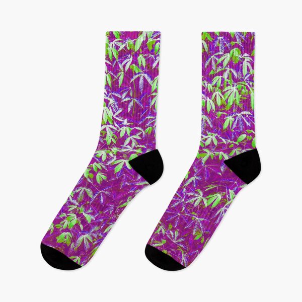 Item preview, Green & purple blue leaves background designed and sold by fowons.