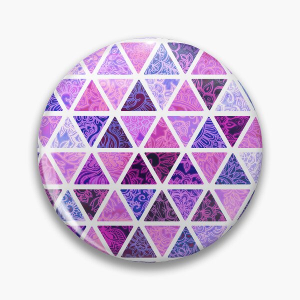 Item preview, Berry Purples - Triangle Patchwork Pattern designed and sold by micklyn.