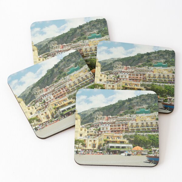 Item preview, Positano scenic seaside village landscape designed and sold by CarolinaReina.