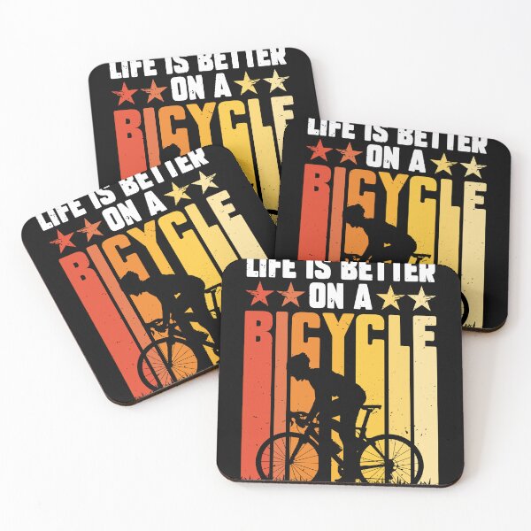 Item preview, Life Is Better On A Bicycle Lover Cycling Fanatic Cyclist designed and sold by MakeGoodChoices.