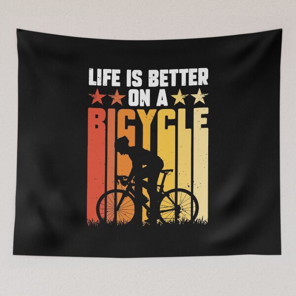 Item preview, Life Is Better On A Bicycle Lover Cycling Fanatic Cyclist designed and sold by MakeGoodChoices.