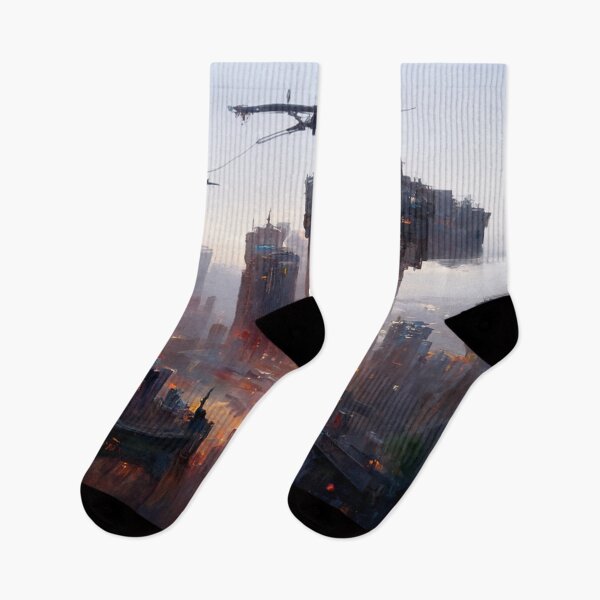 Item preview, Anime Art Cyberpunk City Morning Sunrise AI Generated Image designed and sold by patricklevar.