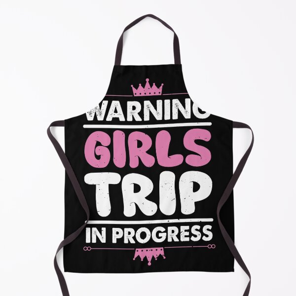 Item preview, Warning Girls Trip In Progress Funny Girl Vacation Trip designed and sold by MakeGoodChoices.