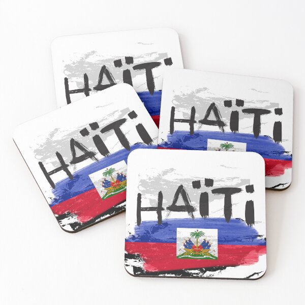 Item preview, Lakay Haiti Cherie Flag Painted Effect designed and sold by HaitiPouLaVi.