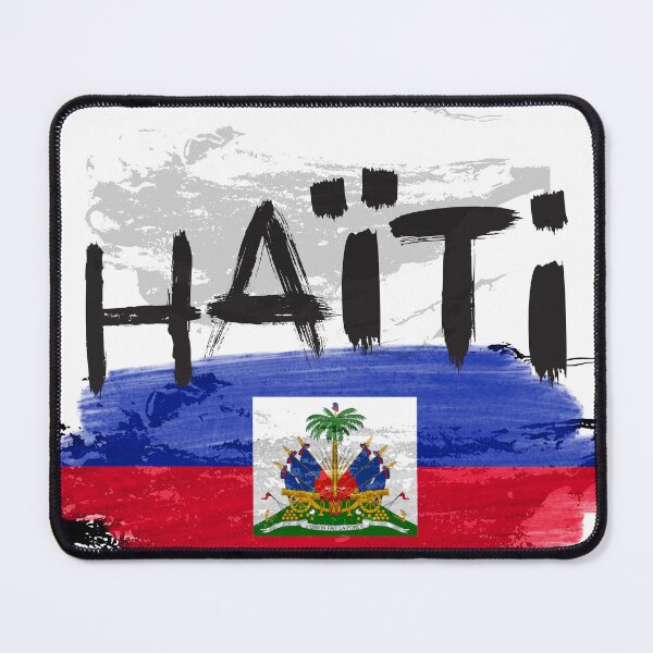 Item preview, Lakay Haiti Cherie Flag Painted Effect designed and sold by HaitiPouLaVi.