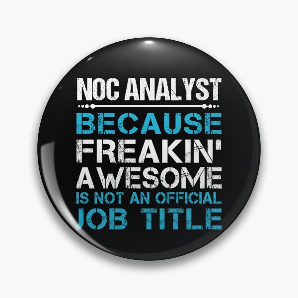 Item preview, Noc Analyst T Shirt - Freaking Awesome Job Gift Item Tee designed and sold by oetate4774.