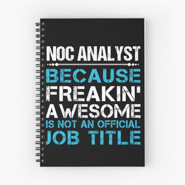 Item preview, Noc Analyst T Shirt - Freaking Awesome Job Gift Item Tee designed and sold by oetate4774.