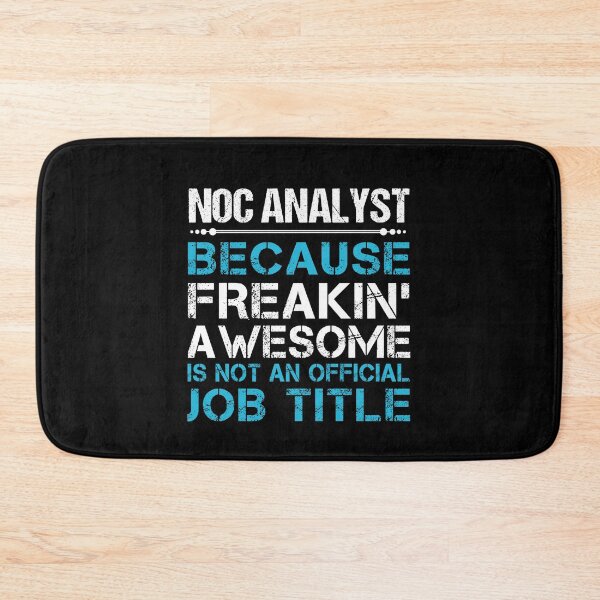 Artikelvorschau, Noc Analyst T-Shirt - Freaking Awesome Job Gift Item Tee entworfen und verkauft von oetate4774.