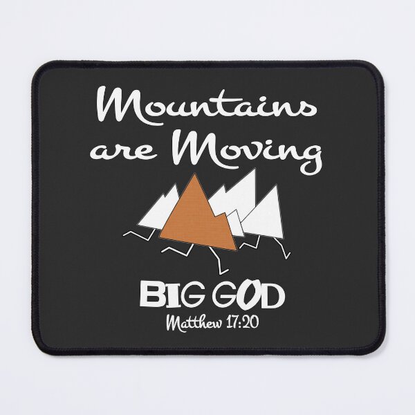 Item preview, Christian Design - Fun Design with Mountains Moving - Matthew 17 designed and sold by simplydesignart.