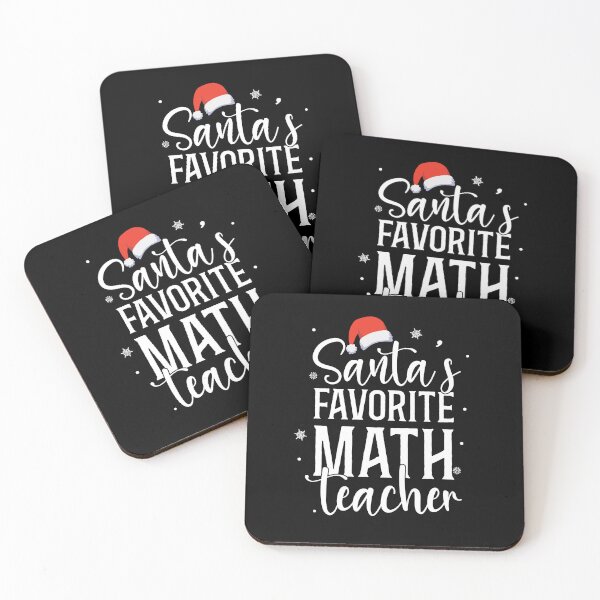 Item preview, Santa's Favorite Math Teacher Shirt, Mathematics Teacher, Math Teacher Shirt, Math Teacher Christmas Gift, Algebra Calculus Teacher Xmas designed and sold by aymob.
