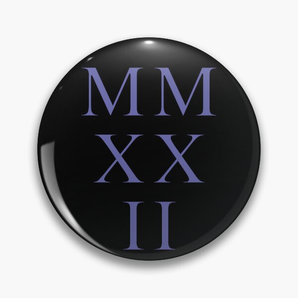 Item preview, 2022 Roman Numerals - very peri designed and sold by BTCelebration.