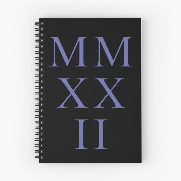 Item preview, 2022 Roman Numerals - very peri designed and sold by BTCelebration.