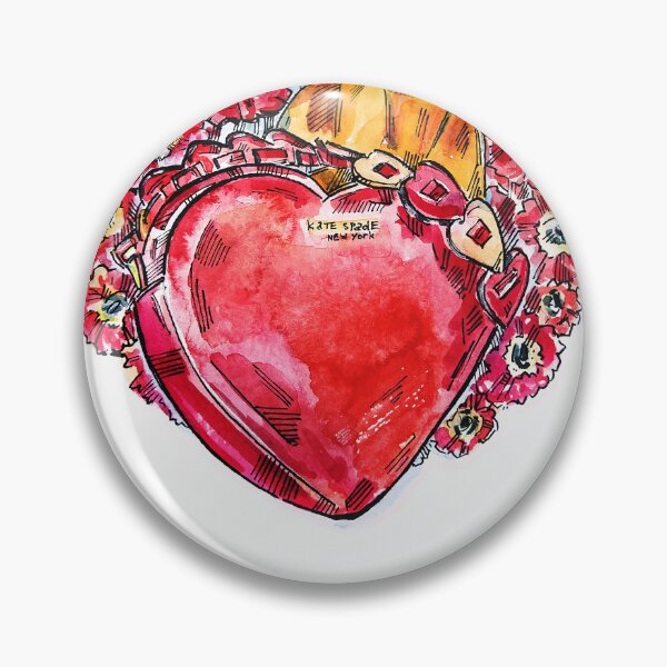 Item preview, Watercolor puppy and red flower heart designed and sold by Shevi.