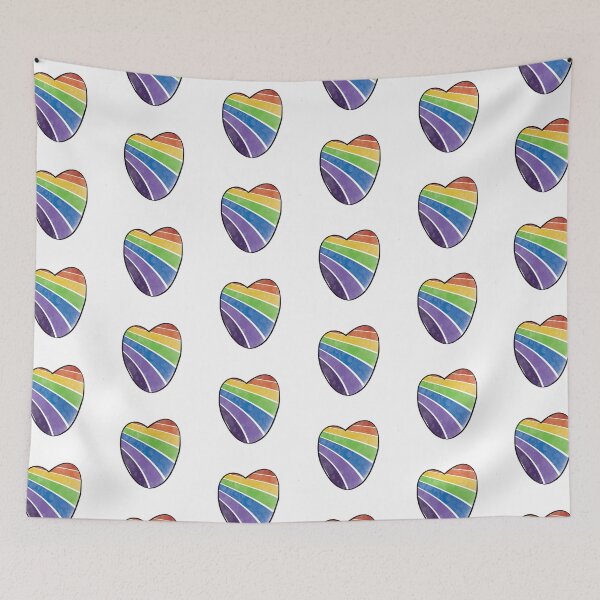 Item preview, Rainbow Pride Love Heart designed and sold by SadSacDesigns.