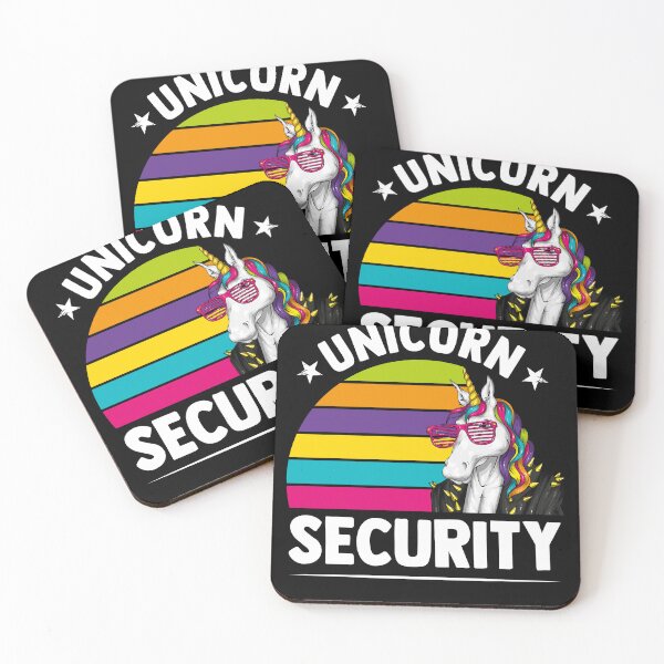 Item preview, Unicorn Security Funny Unicorn Lover Mythical Creature Love designed and sold by MakeGoodChoices.