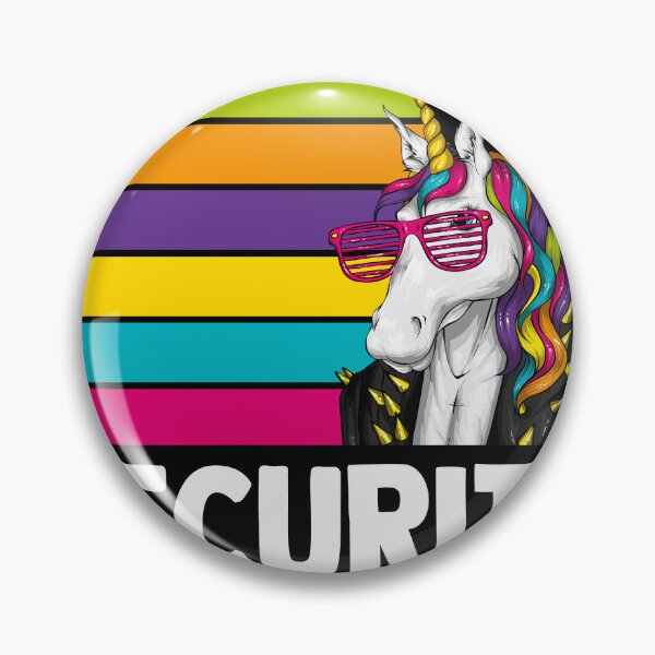 Item preview, Unicorn Security Funny Unicorn Lover Mythical Creature Love designed and sold by MakeGoodChoices.
