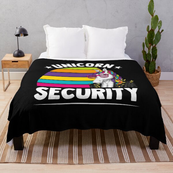 Item preview, Unicorn Security Funny Unicorn Lover Mythical Creature Love designed and sold by MakeGoodChoices.