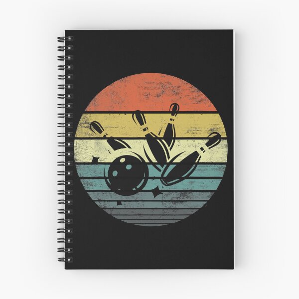 Item preview, Retro Sunset Bowling Ball Silhouette Bowling Bowler designed and sold by Rebecca-Cruz.